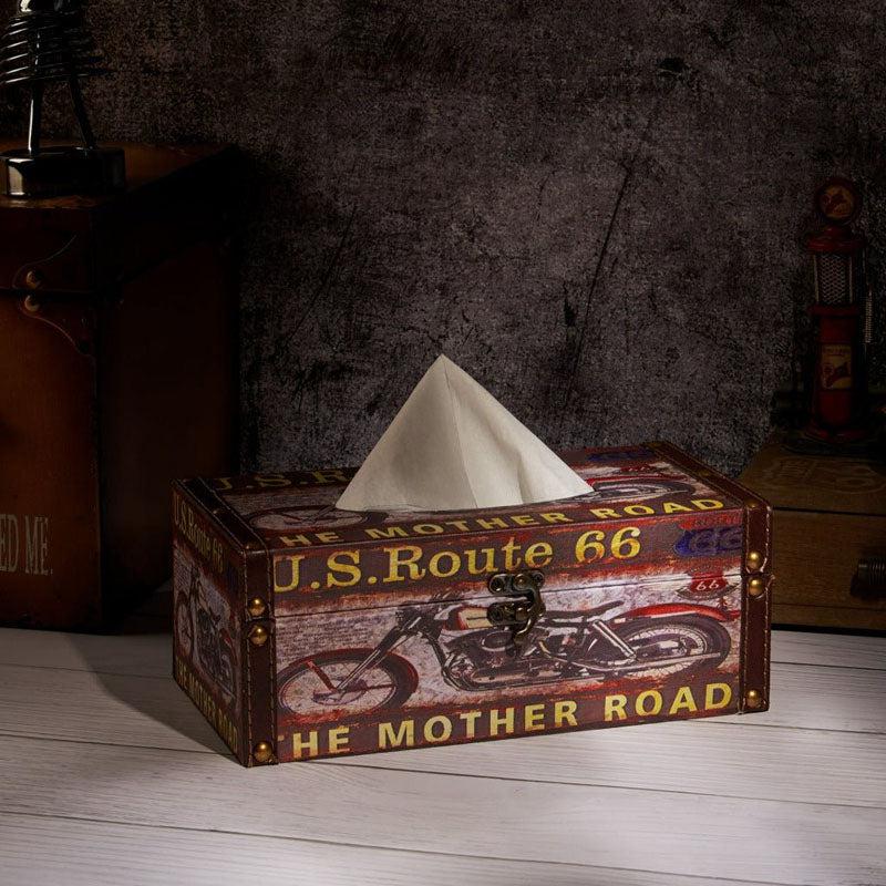 Buy Us Route 66 Tissue Box Tissue Holder from Vaaree