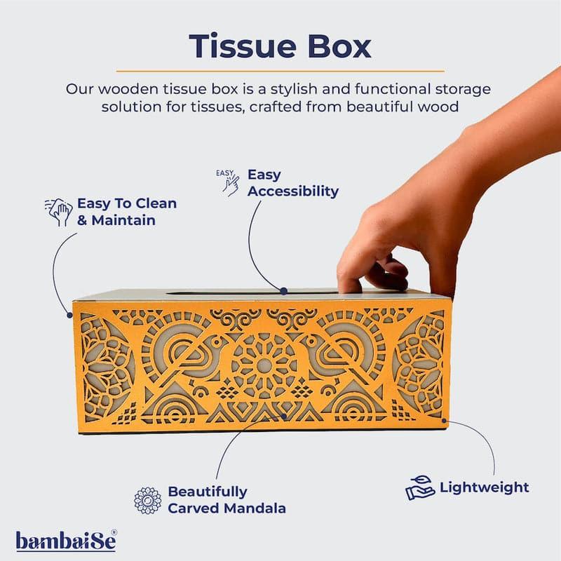 Tissue Holder - Kasha Ethnic Tissue Box