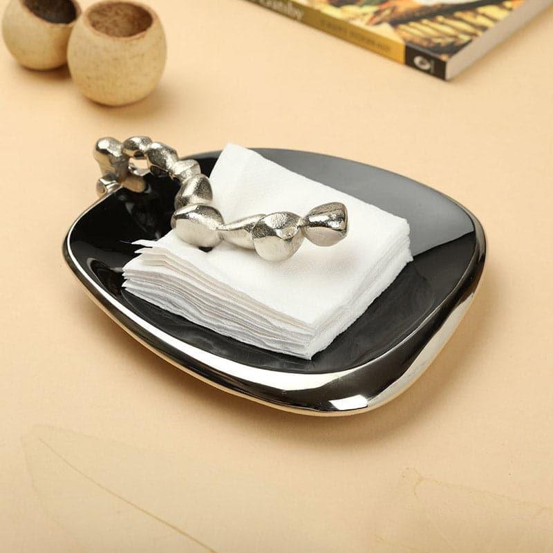 Buy Neva Napkin Holder - Silver Tissue Holder from Vaaree