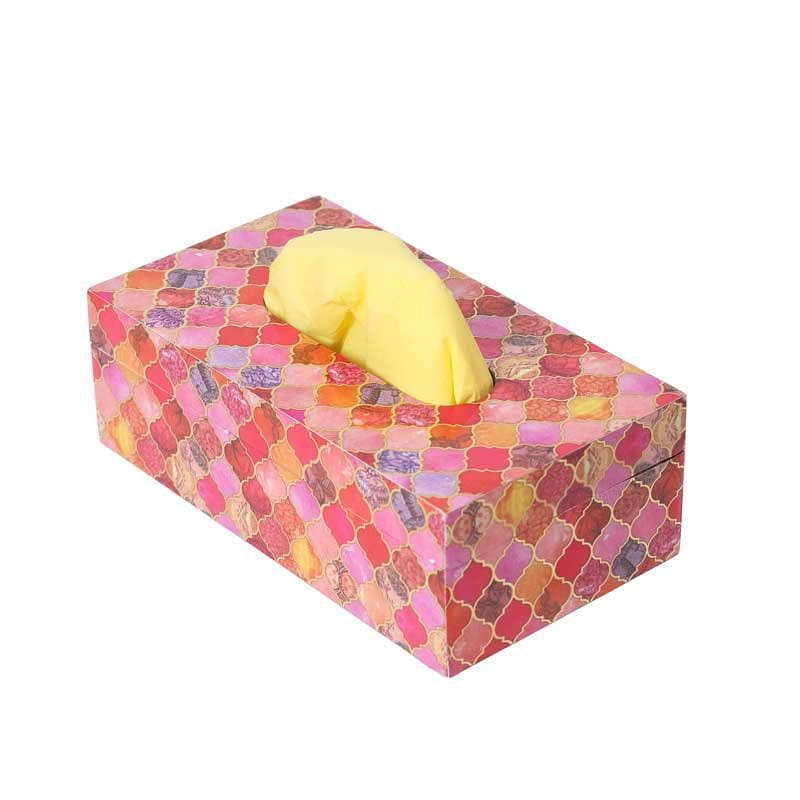 Tissue Holder - Pink Seher Tiles Tissue Box