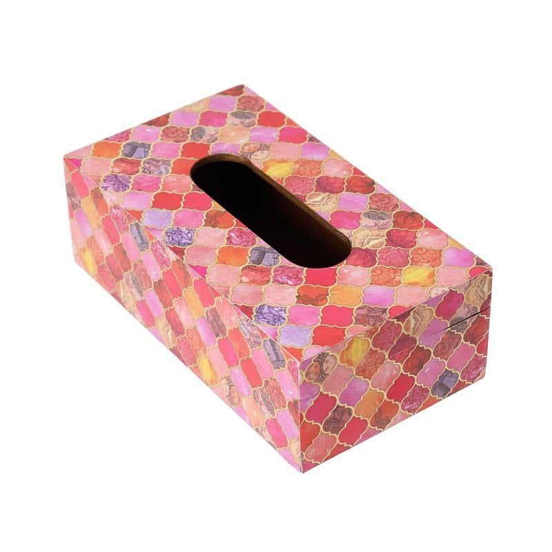 Tissue Holder - Pink Seher Tiles Tissue Box