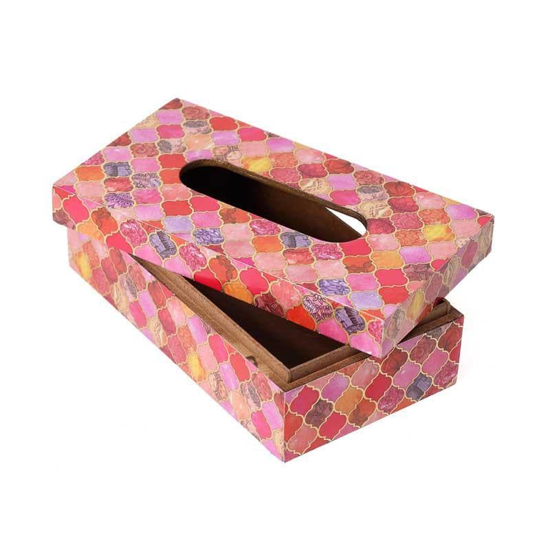 Tissue Holder - Pink Seher Tiles Tissue Box