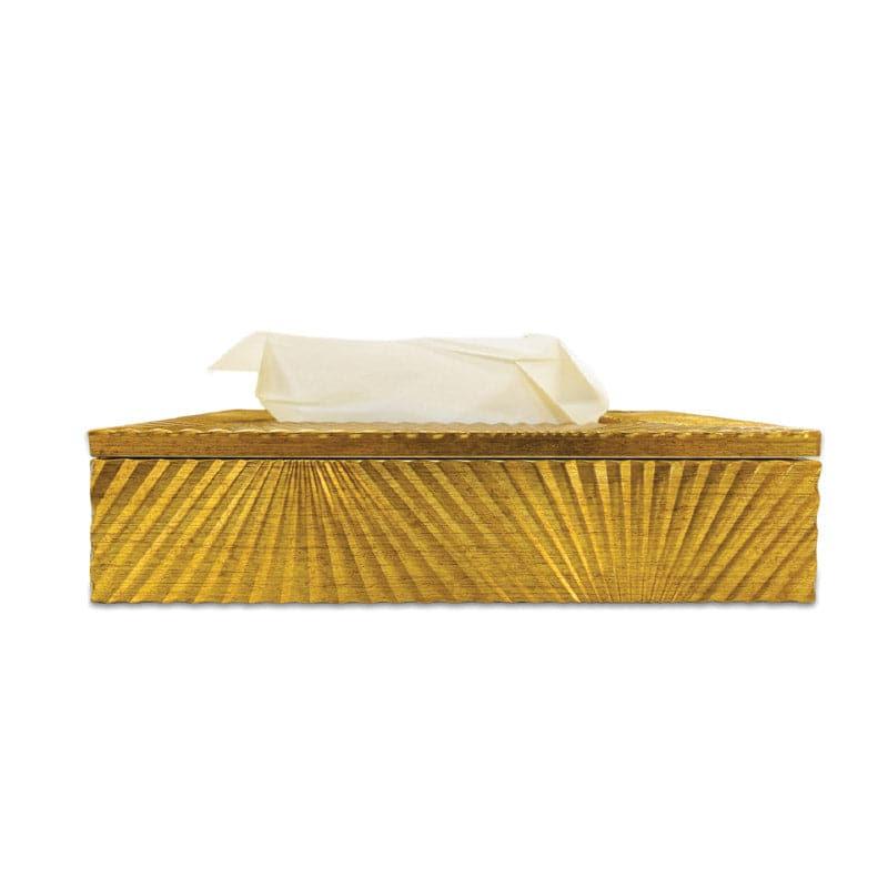 Tissue Holder - Stripe Stride Tissue Box - Amber