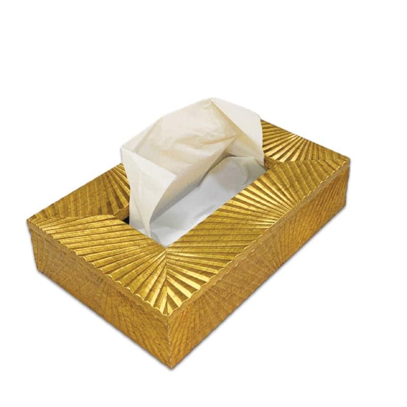 Tissue Holder - Stripe Stride Tissue Box - Amber