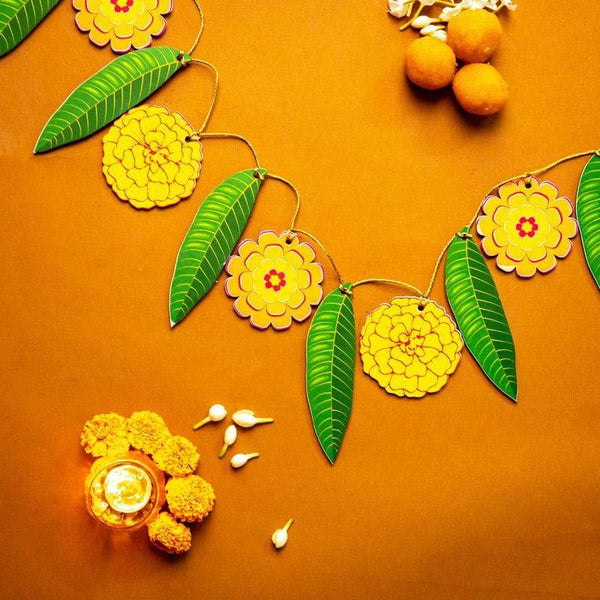 Buy Torans - Flower And Mango Leaf Festive Toran at Vaaree online