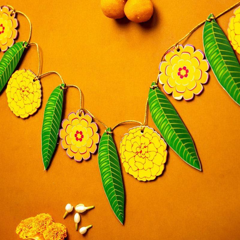 Torans - Flower And Mango Leaf Festive Toran