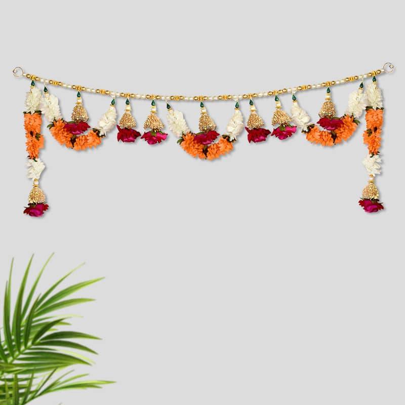 Buy Graceful Floral Toran With Side Latkan Toran from Vaaree