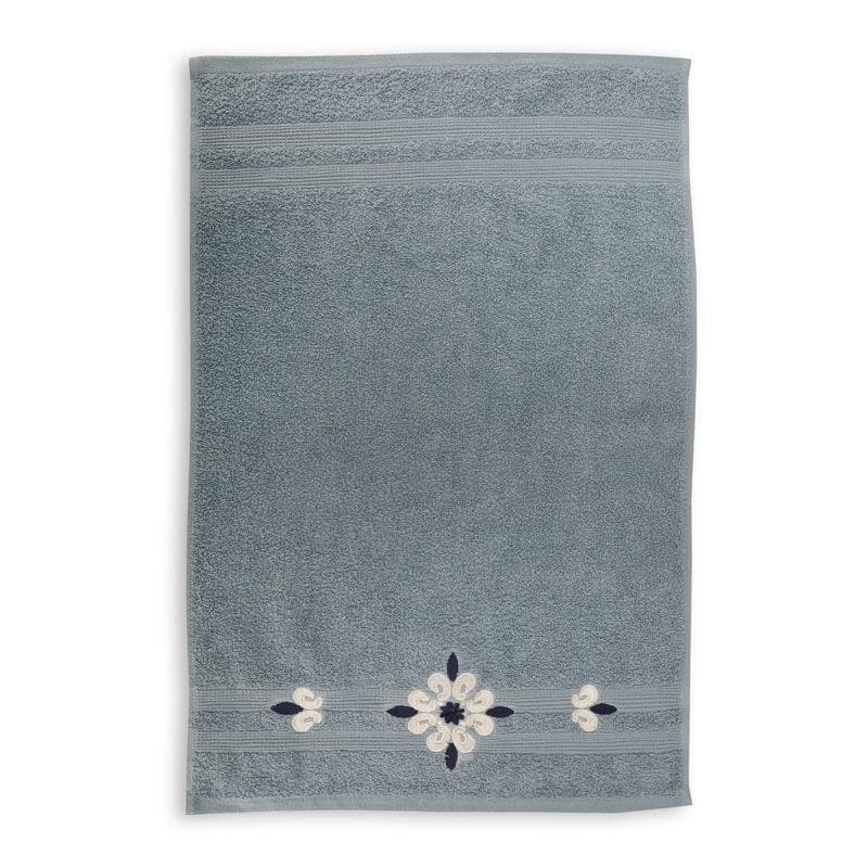 Buy Aqua Ripple Towel (Blue Grey) - Set Of Eight Towel Sets from Vaaree