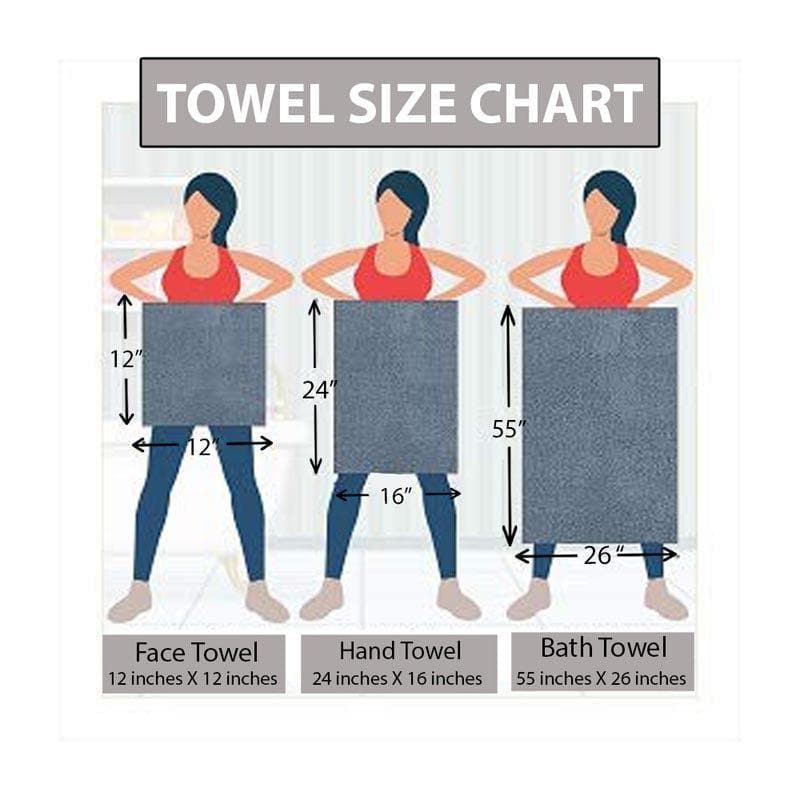 Buy Aqua Ripple Towel (Grey) - Four Piece Set Towel Sets from Vaaree