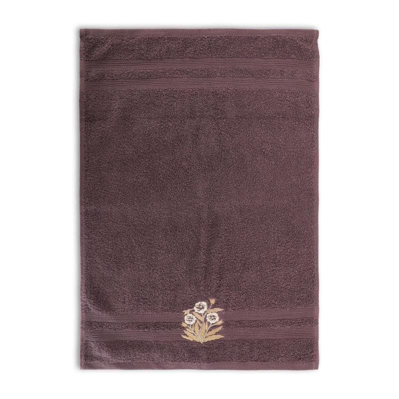 Buy Bloomsake Towel (Purple) - Four Piece Set Towel Sets from Vaaree