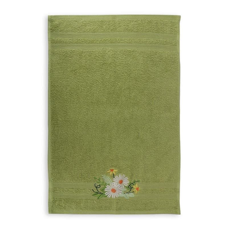 Buy DaisyD Towel (Green) - Four Piece Set Towel Sets from Vaaree