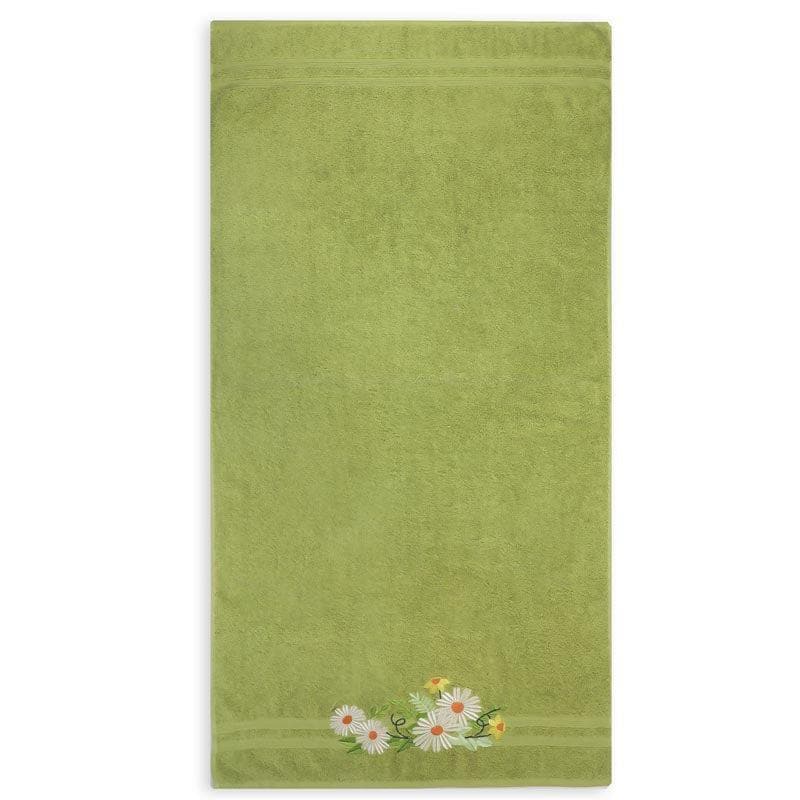 Buy DaisyD Towel (Green) - Four Piece Set Towel Sets from Vaaree