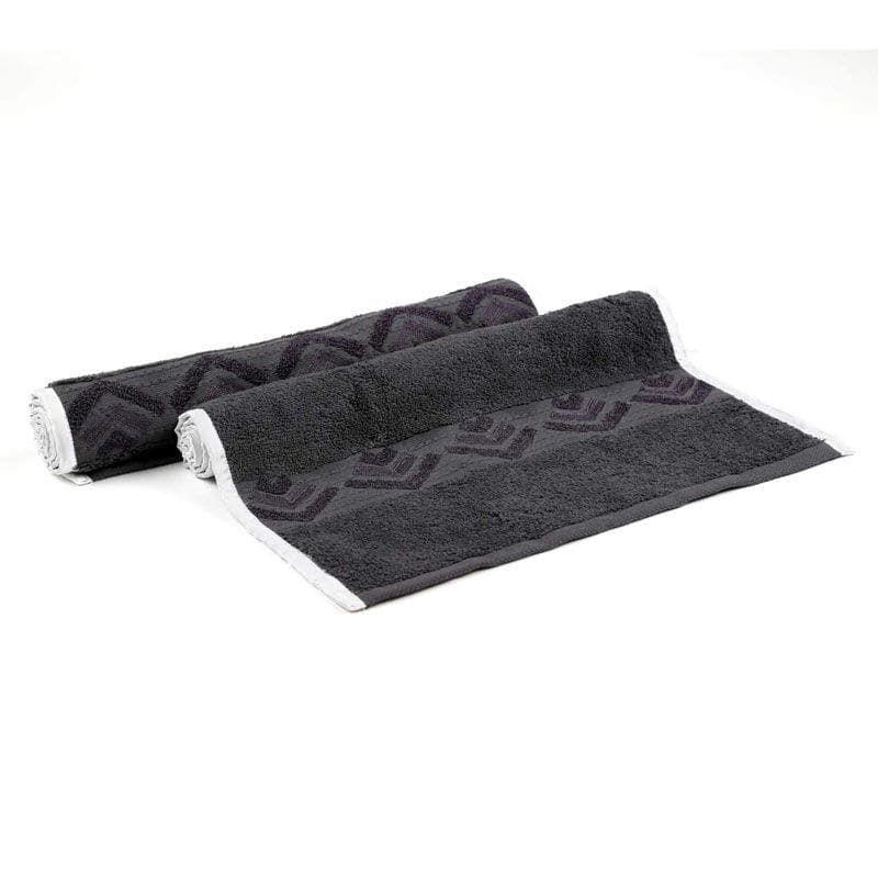 Buy Diamondy Towel (Black) - Set Of Eight Towel Sets from Vaaree