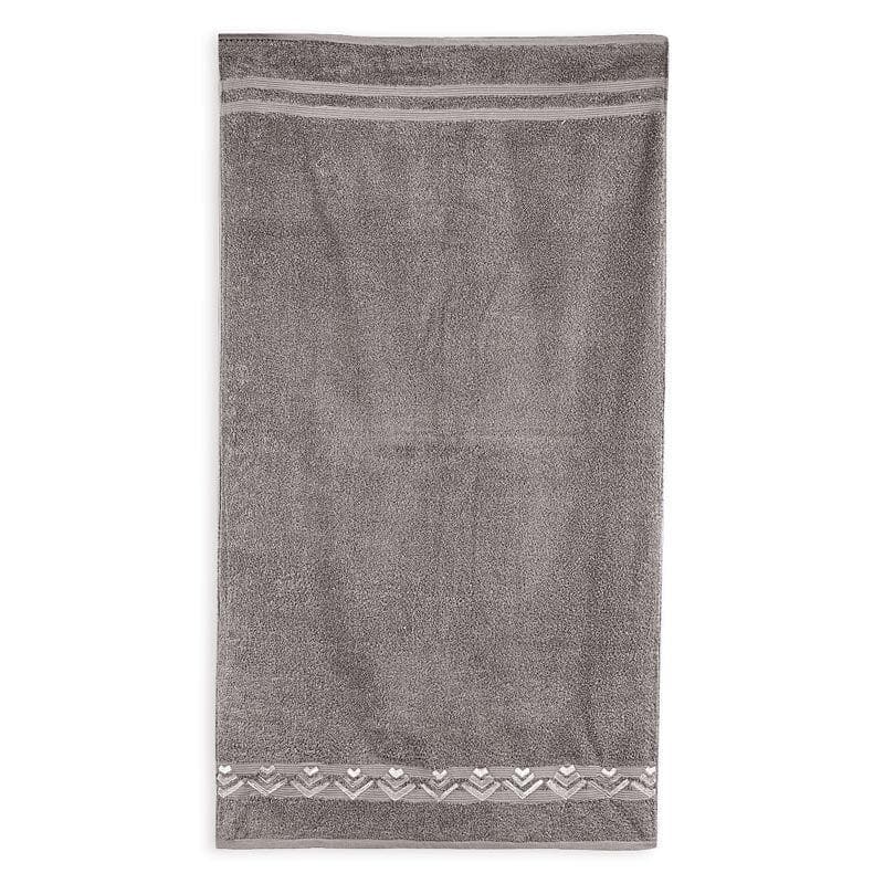 Buy Diamondy Towel (Blue Grey) - Set Of Eight Towel Sets from Vaaree