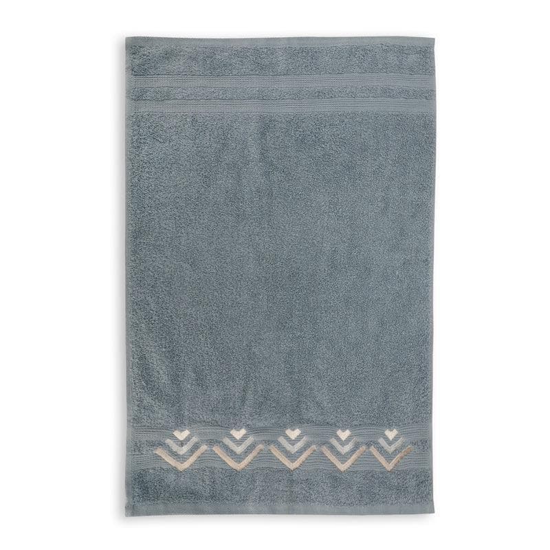 Buy Diamondy Towel (Blue Grey) - Four Piece Set Towel Sets from Vaaree