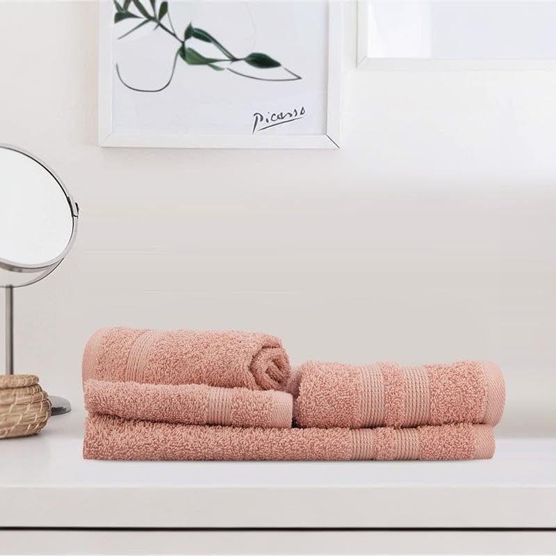 Buy Dusty Pink Towel - Four Piece Set Towel Sets from Vaaree