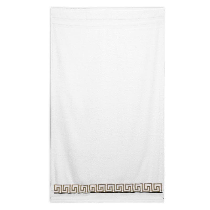 Buy Greek Key Towel (White) - Four Piece Set Towel Sets from Vaaree