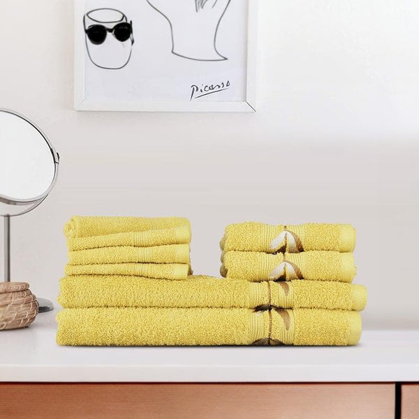 Buy Limon Lemony Towel - Set Of Eight Towel Sets from Vaaree