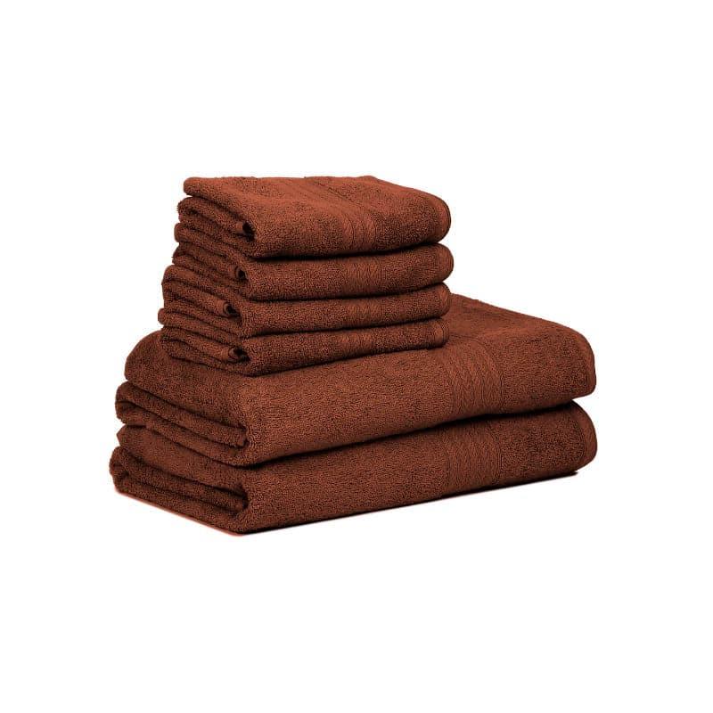 Buy Plush Pamper Towel (Brown) - Six Piece Set Towel Sets from Vaaree