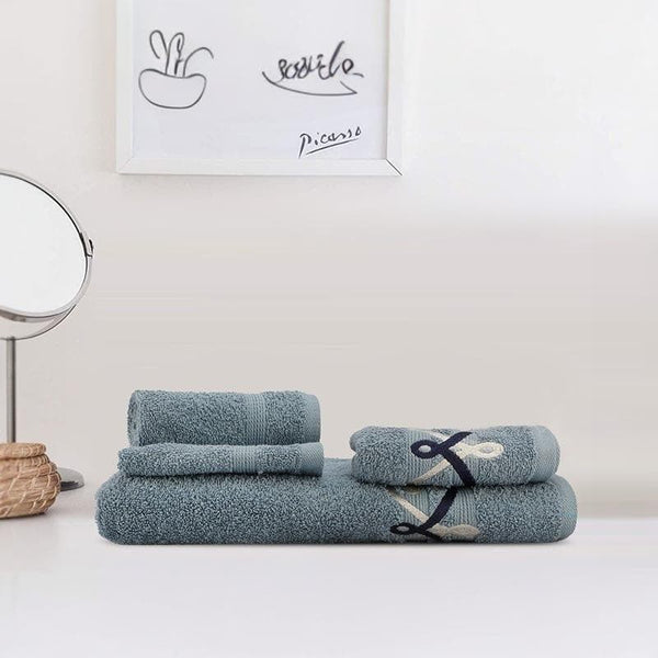 Buy Plush Wrap Towel (Slate) - Set Of Eight Towel Sets from Vaaree