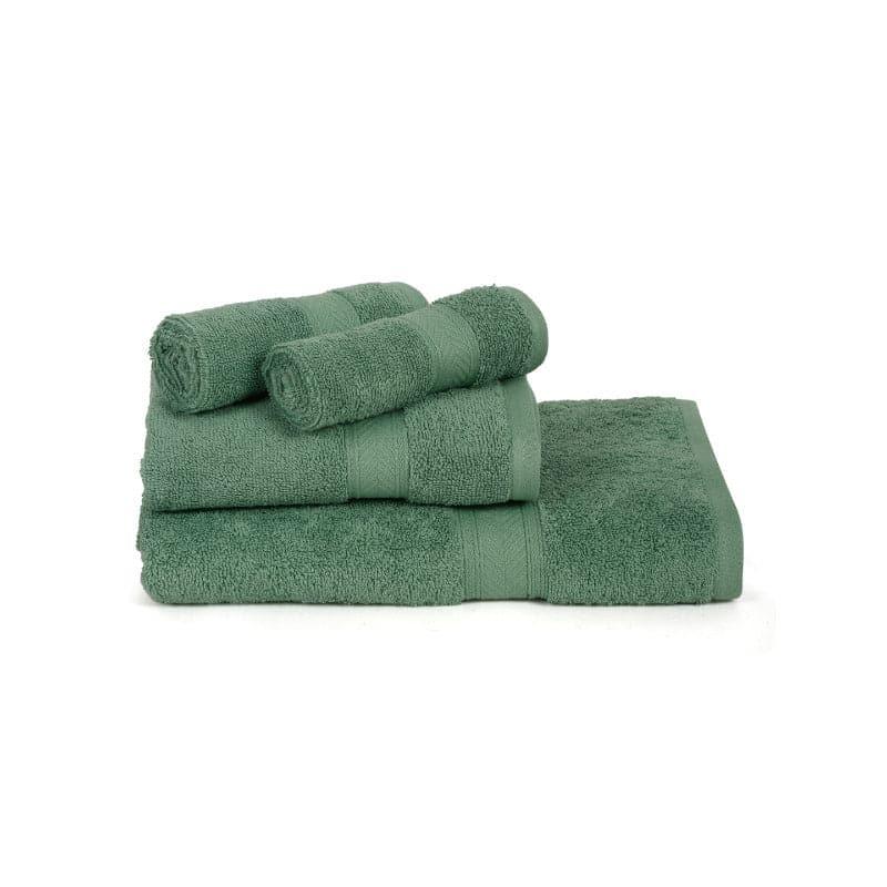 Buy Zen Zone Towel (Green) - Set Of Four Towel Sets from Vaaree