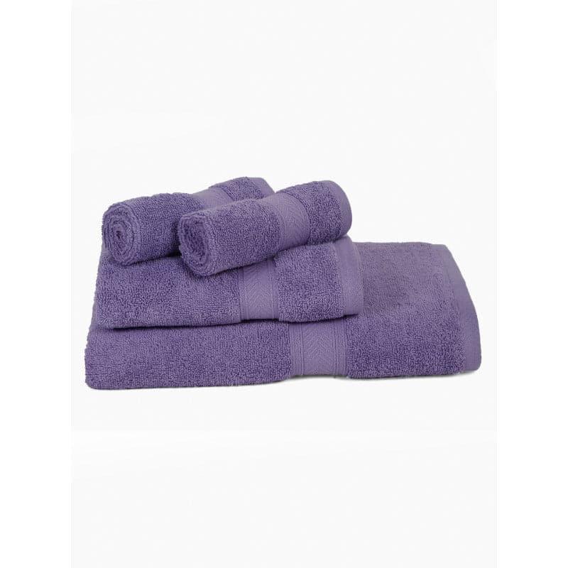 Buy Zen Zone Towel (Lavender) - Set Of Four Towel Sets from Vaaree