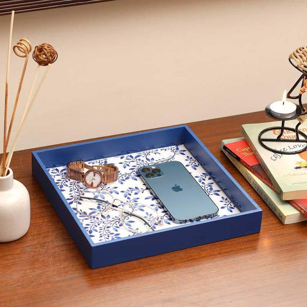 Serving Tray - Azurite Bloom Serving Tray