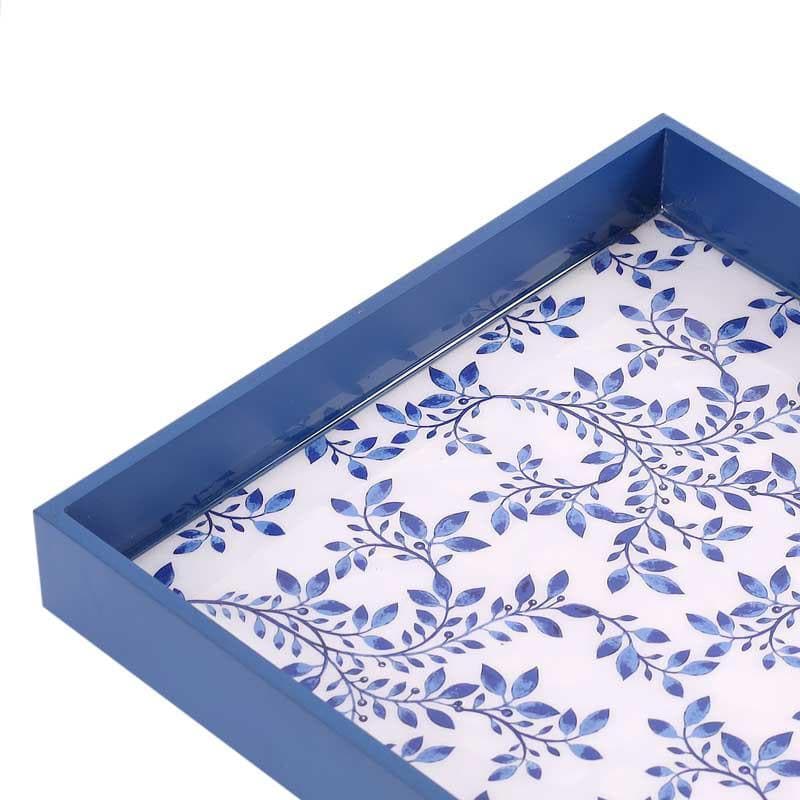 Serving Tray - Azurite Bloom Serving Tray