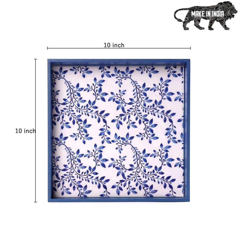 Serving Tray - Azurite Bloom Serving Tray