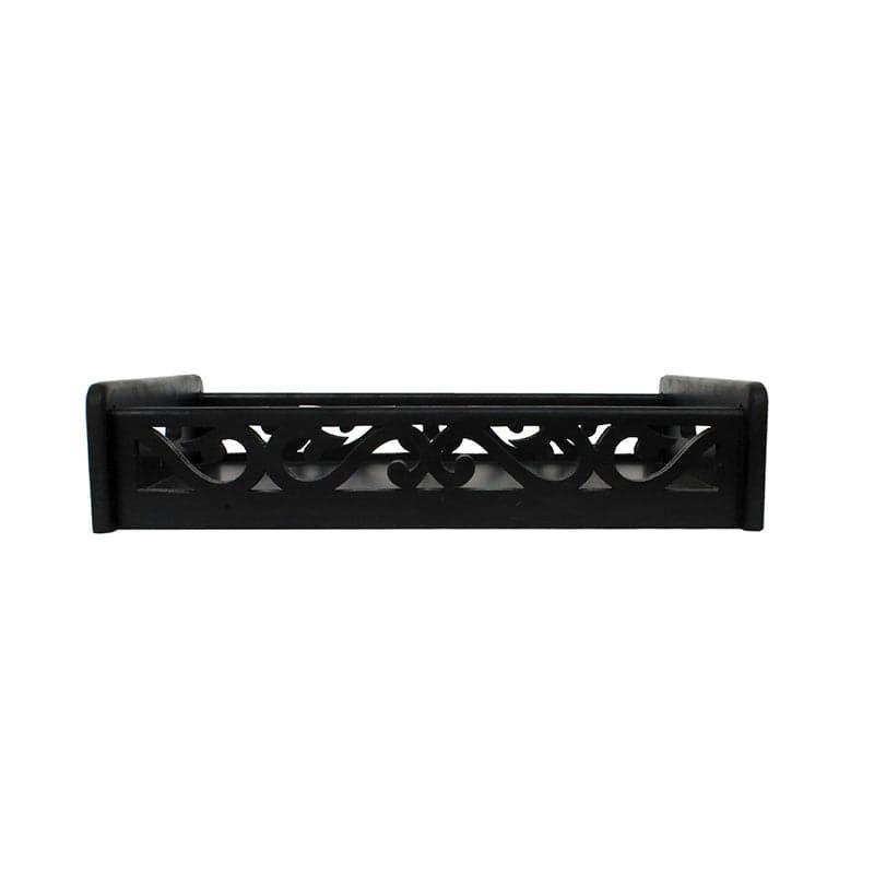 Serving Tray - Cecily Carved Serving Tray - Black