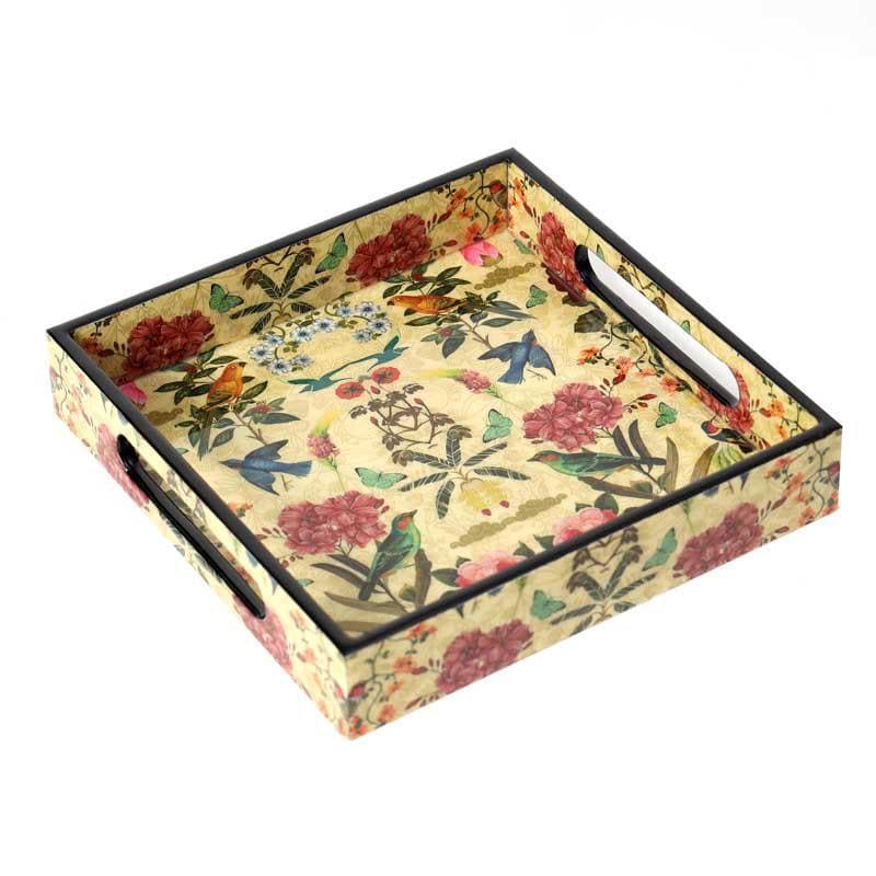 Buy Chintz Glimmer Serving Tray Serving Tray from Vaaree