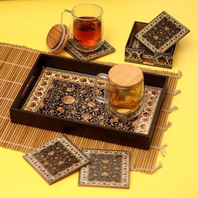 Tray - Jharonkha Tray & Coaster Set