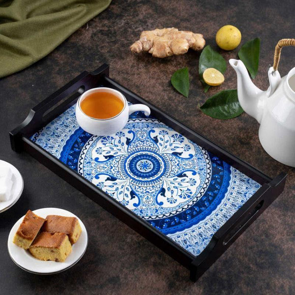 Buy Mehmet Wooden Serving Tray Serving Tray from Vaaree