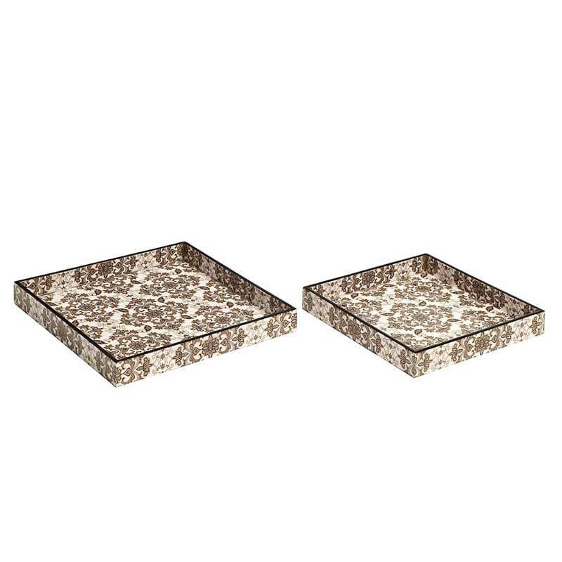 Serving Tray - Moroccan Magic Serving Tray & Coaster - Set Of Three