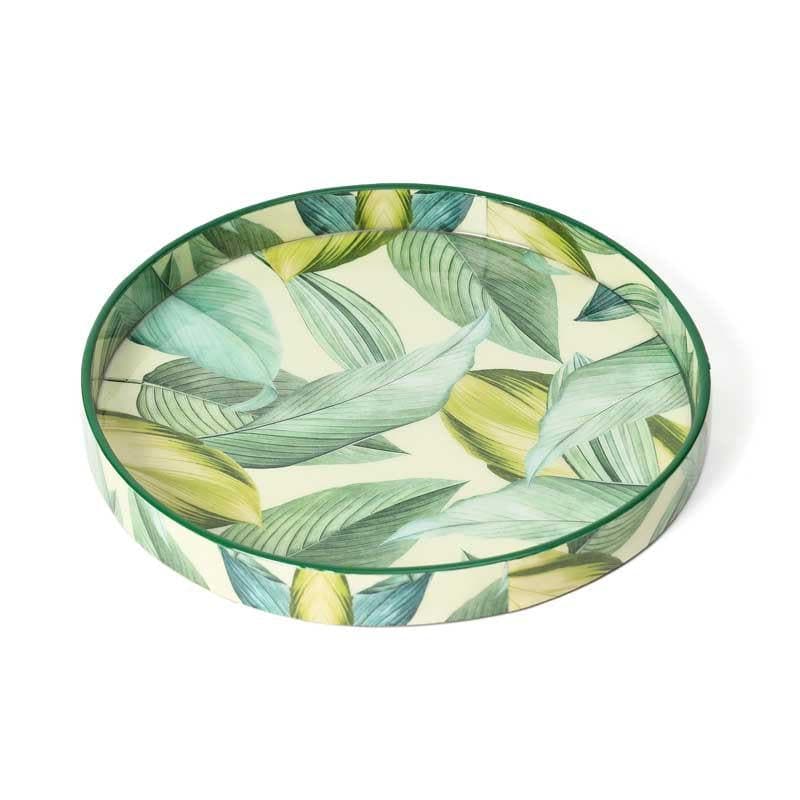 Buy Poised Peacocks Serving Tray Serving Tray from Vaaree