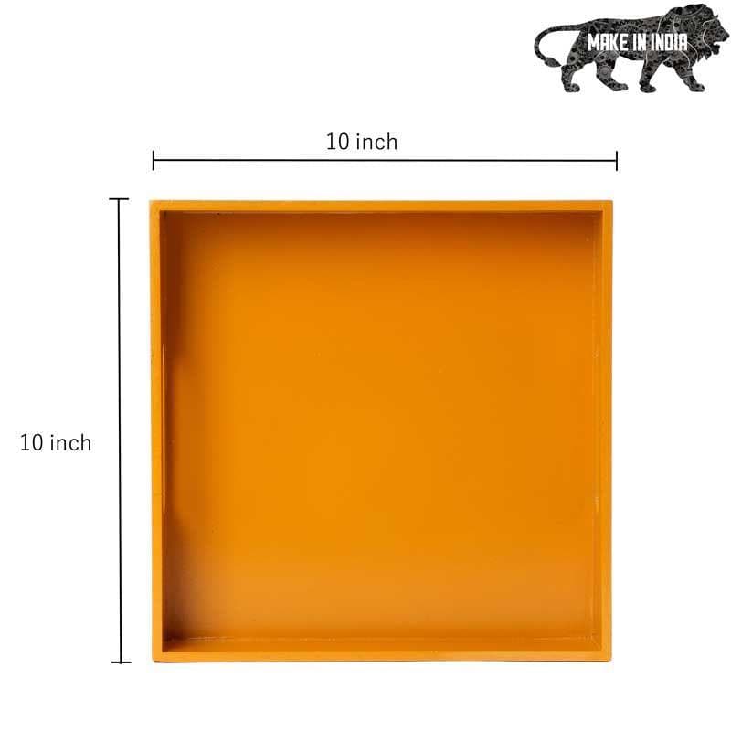 Serving Tray - Pristine Preto Serving Tray - Mustard