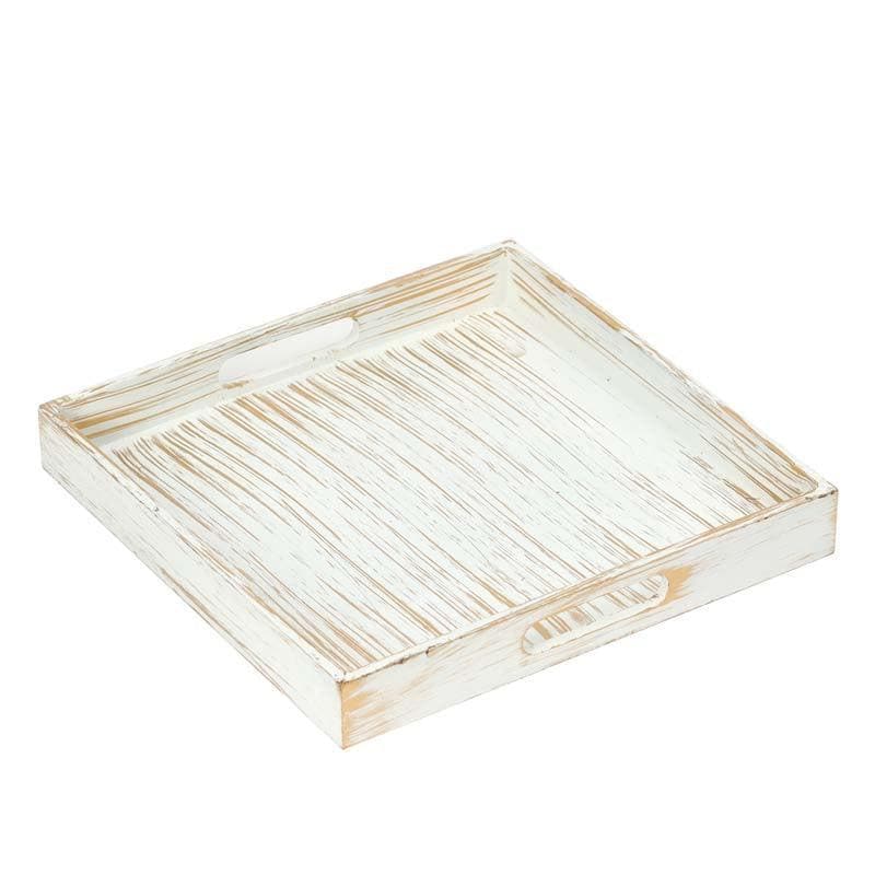 Serving Tray - Pristine Preto Serving Tray (White) - Small