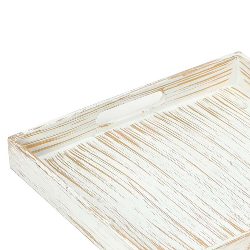 Serving Tray - Pristine Preto Serving Tray (White) - Small