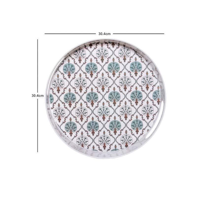 Buy Royal Chic Round Serving Tray Serving Tray from Vaaree