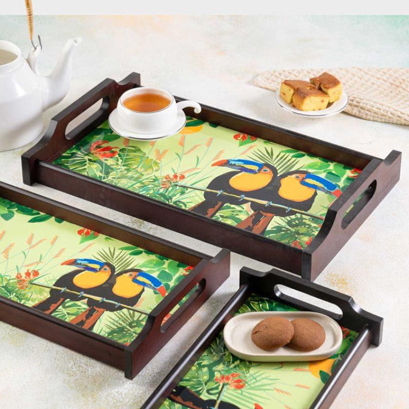 Serving Tray - Tropi Toucan Wooden Serving Tray