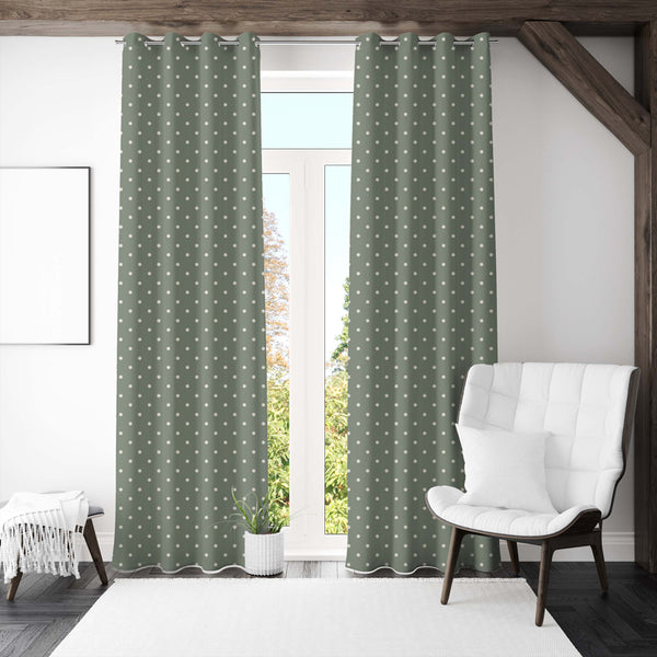 Buy Draco Translucent Curtain - Green Curtains from Vaaree