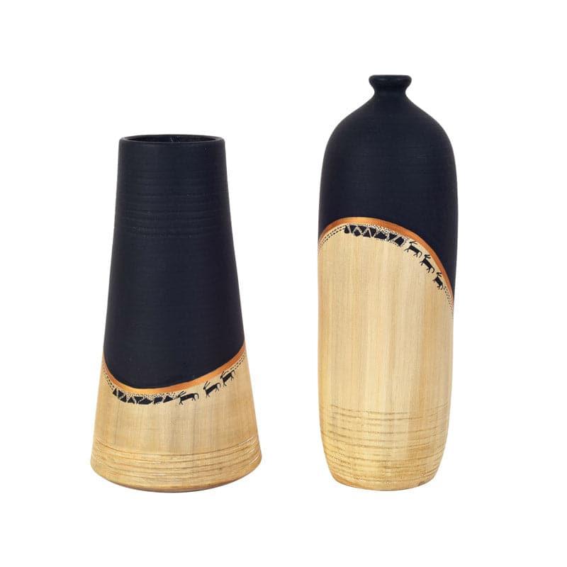 Buy Aether Bloom Vase - Set Of Two Vase from Vaaree