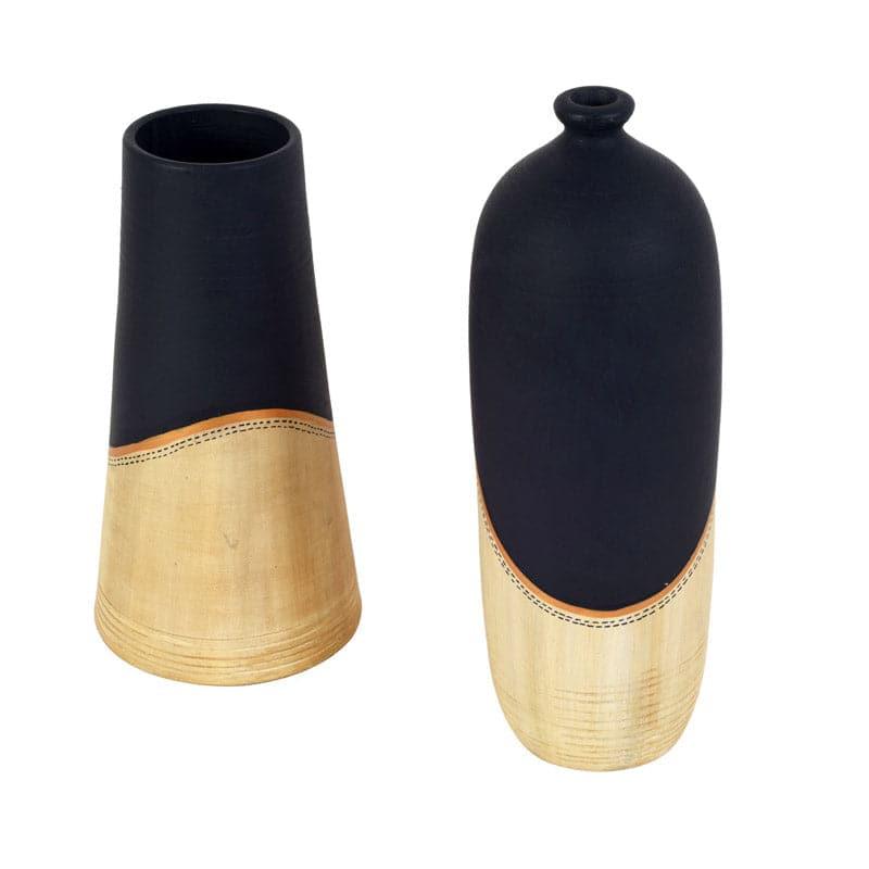 Buy Aether Bloom Vase - Set Of Two Vase from Vaaree