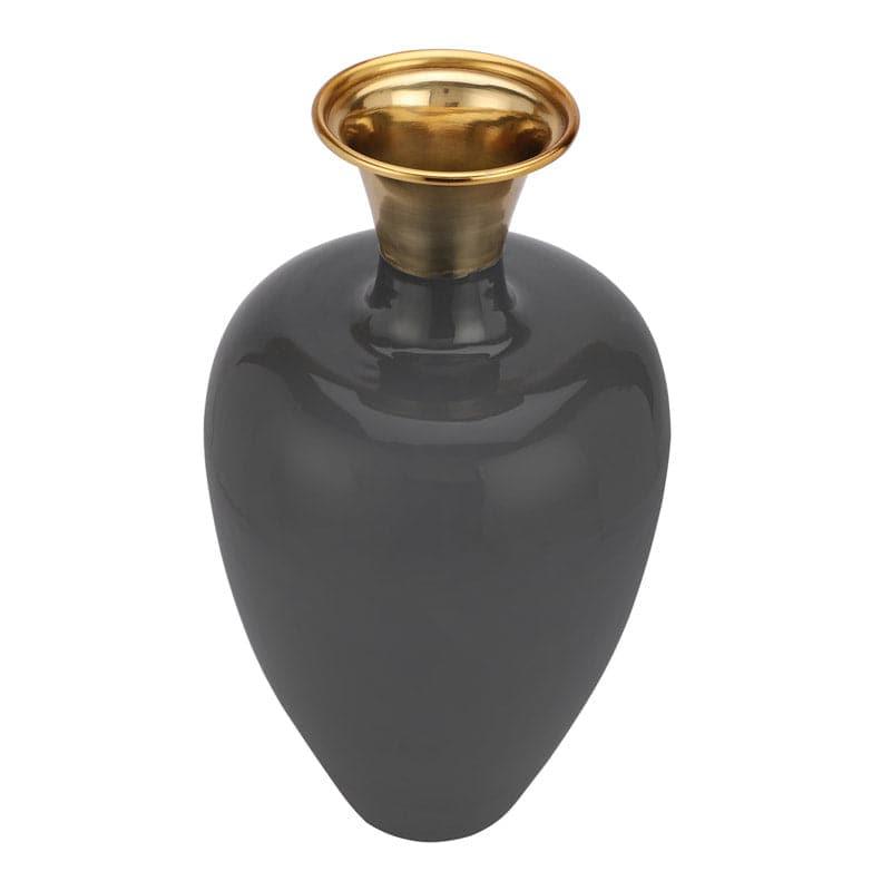 Buy Aldrich Vase - Grey Vase from Vaaree