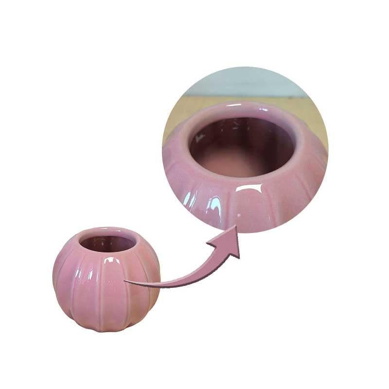 Vase - Artsy Globe Vase - Pink
