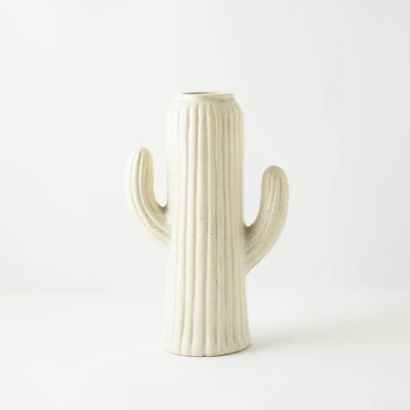 Vase - Beige Cactus Vase