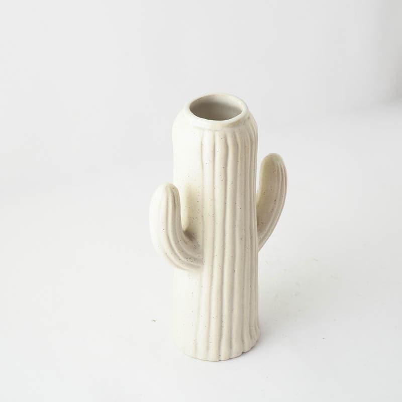 Vase - Beige Cactus Vase