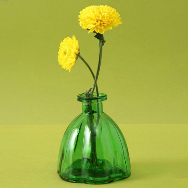 Buy Vase - Bi-Oval Styled Vase - Green at Vaaree online