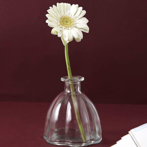 Buy Vase - Bi-Oval Styled Vase - Transparent at Vaaree online