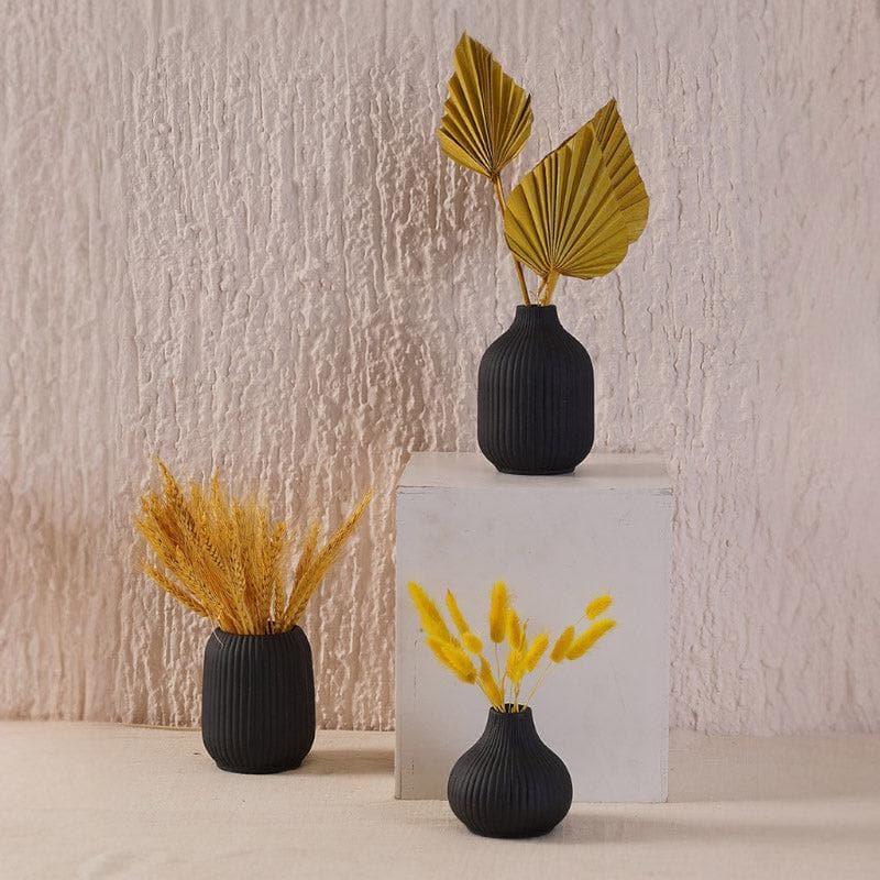 Vase - Bisto Vase (Black) -Set Of Three